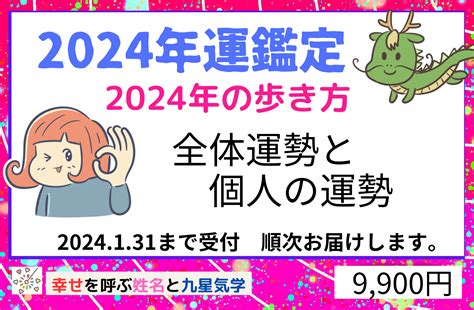 年運|2024年の運勢(年運)：陽